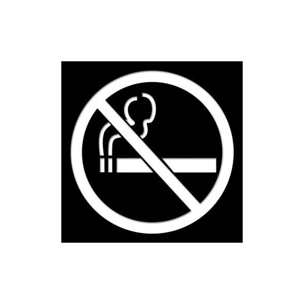 Accuform 3 in W x 3 in H, Engraved Plastic PSG323BK - main